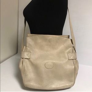 Gucci Vtg leather crossbody bag (please read)
